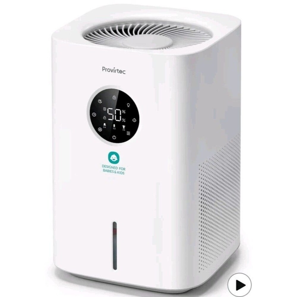Pro Baby Evaporative Humidifier for Bedroom, Mistfree & No White Dust#3055ER6